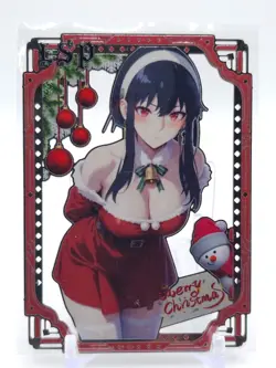 Goddess Story - Silver Metal Waifu Card - Yor Forger - NUMBERED 046/200 - Image 1