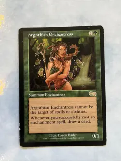 MTG Argothian Enchantress Urza's Saga 234/335 Magic The Gathering LP - Image 1