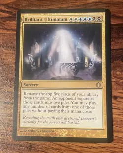 MTG Brilliant Ultimatum Shards of Alara Rare LP - Image 1