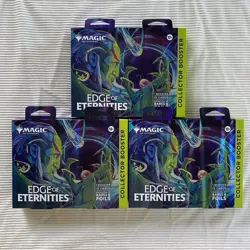 Magic The Gathering Edge Of Eternities Collector Omega Booster Box SET OF 3 - Image 1
