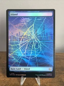 Island 0190 (Foil) Land MTG Spider-Man - Image 1