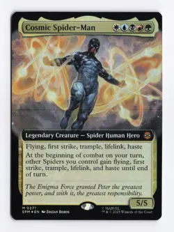 Cosmic Spider-Man (Extended Art) (Foil) 0271 (M) MTG Marvel's Spider-Man (SPM) - Image 1