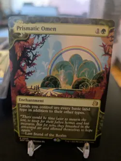MTG - 1x Prismatic Omen - Wilds of Eldraine: Enchanting Tales- Uncommon - Regula - Image 1