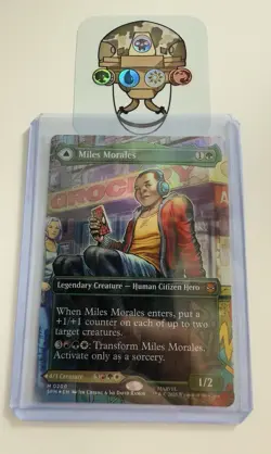 MTG Miles Morales (0200) (Borderless) Marvel's Spider-Man Foil - Image 1