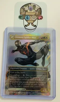 MTG Miles Morales (0200) (Borderless) Marvel's Spider-Man Foil - Image 2