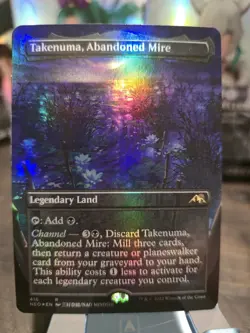 Takenuma, Abandoned Mire (Borderless) Kamigawa: Neon Dynasty Foil - Image 1