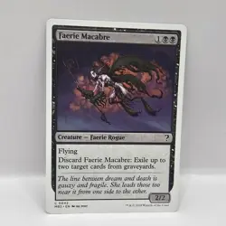 Faerie Macabre NM #42 MTG Mystery Booster 2 (White Border Frame) - Image 1