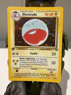 Vintage 1999 Pokemon Electrode Holo Rare 1st Edition Jungle 2/64 - Image 2