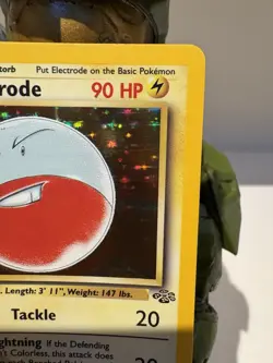 Vintage 1999 Pokemon Electrode Holo Rare 1st Edition Jungle 2/64 - Image 4
