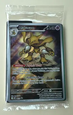 Alakazam 009 - Pokemon TCG Mega Evolutions - ETB Promo - SEALED - Image 1