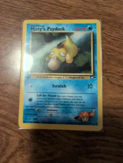 Pokemon - Misty's Psyduck 54/132 Common 1st Edition Gym Heroes - Image 1