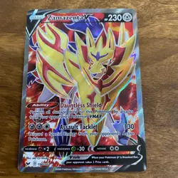 Pokemon - Zamazenta V (Full Art) - 196/202 - Sword & Shield Base Set - Ho NM - Image 1