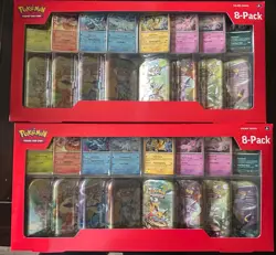 Pokemon Scarlet Violet 151 Mini Tins Costco Bundle 8 Sealed Box Lot of 2 - Image 1