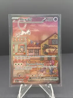 Mew ex SVP 053 Pokemon TCG Scarlet Violet 151 Black Star Promo Full Art - Image 1