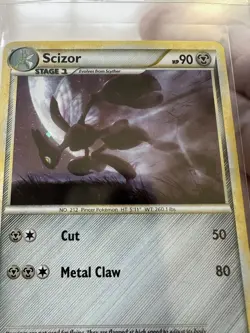 Pokemon TCG Scizor 7/90 Undaunted Holo - Lightly Played - Image 3