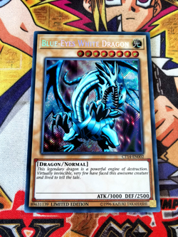 Blue-Eyes White Dragon ct14-en002 Ltd Ed (NM) Secret Rare Yu-Gi-Oh! - Image 1