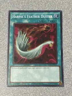 Harpie's Feather Duster EGS1-EN022 Super Rare 1st Edition NM Yu-Gi-Oh! TCG - Image 1