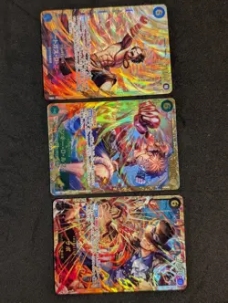 Bundle! OP13 118 119 120 Luffy Ace Sabo SEC Japanese One Piece Card Game - Image 4