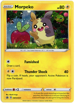 Morpeko SWSH031 Promo Holo Pokemon Card - Image 1