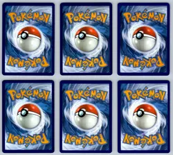 (6) Flareon & Eevee Pokemon Card Lot Reverse Holo Rare English TCG Collection - Image 2