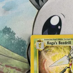 Pokemon TCG Koga's Beedrill Gym Challenge Holo Card 9/132 - Image 2