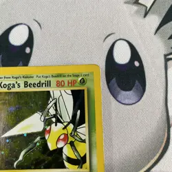 Pokemon TCG Koga's Beedrill Gym Challenge Holo Card 9/132 - Image 3