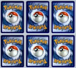 (6) Vaporeon & Eevee Pokemon Card Lot Reverse Holo Rare English TCG Collection - Image 2