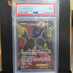 UMBREON EX PSA 9 Pokemon Card #119 119/124 XY/XYBREAK SR 2016 From JP - Image 1