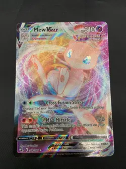 Pokemon Mew VMAX 114/264 Swsh08: Fusion Strike Holo Ultra Rare Card NM - Image 1