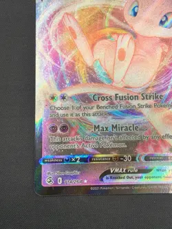Pokemon Mew VMAX 114/264 Swsh08: Fusion Strike Holo Ultra Rare Card NM - Image 4