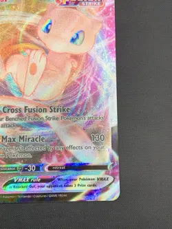 Pokemon Mew VMAX 114/264 Swsh08: Fusion Strike Holo Ultra Rare Card NM - Image 5