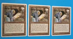 Magic the Gathering MTG Fourth (4TH) Editon LIBRARY OF LENG X 3 LP/EX U 1995! - Image 2