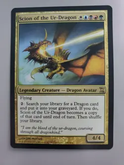 MTG Scion of the Ur-Dragon Time Spiral Regular Rare - Image 1