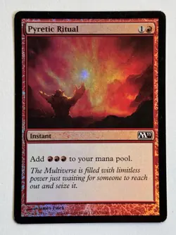 FOIL Pyretic Ritual (Core Set 2011 M11) - LP/MP Please See Pictures MTG - Image 1
