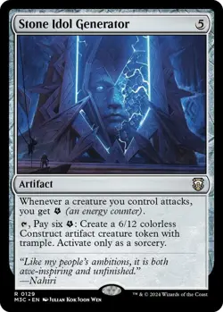 Stone Idol Generator 129 MTG Commander M3C Rare NP - Image 1