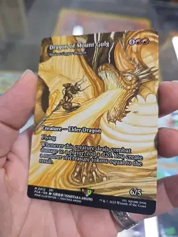 Mtg Showcase Gurg Volcano Red Dragon/Ainshant Copper Dragon English Version - Image 3