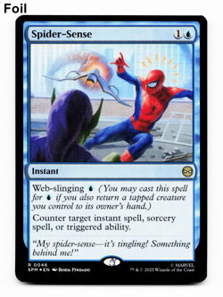 Spider-Sense (FOIL) - [Marvel's Spider-Man] MTG Magic NM/M 💧 - Image 1