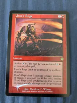 Urza's Rage FOIL - Invasion - MTG - Magic the Gathering - Image 1