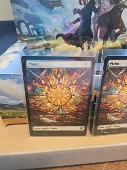 2x Plains Basic Land 277/281 Non Foil Full Art Dominaria United MAGIC MTG - Image 3
