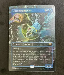 Quantum Riddler (Borderless) EDGE OF ETERNITIES Foil MTG M0305 - Image 2