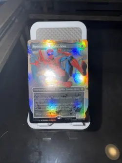 MTG Magic The Gathering Spectacular Spider-Man Borderless Foil Rare R 0014 - Image 1
