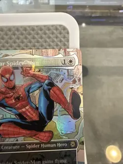MTG Magic The Gathering Spectacular Spider-Man Borderless Foil Rare R 0014 - Image 4