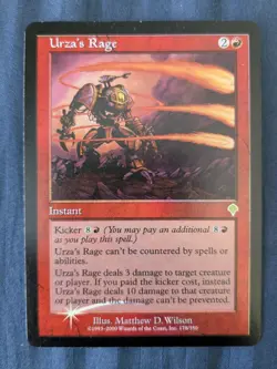 Urza's Rage FOIL - Invasion - MTG - Magic the Gathering - Image 1