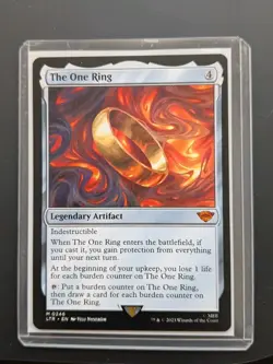 2023 Magic MTG Lord of Rings Tales Middle-Earth One Ring #0246 - Image 1