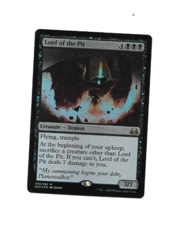 Magic The Gathering MTG Lord of the Pit 030/062 M DVD EN Mythic Foil Card NM - Image 1