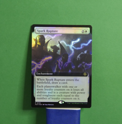 MTG MAT: Spark Rupture (Enchantment) Extended Art Rare Foil MOM: The Aftermath - Image 1