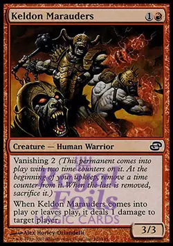 Keldon Marauders 2x FOIL PLC MTG Planar Chaos Common MINT red - Image 1