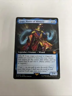 Gogo, Master Of Mimicry Extended Art Nonfoil MTG - Image 1