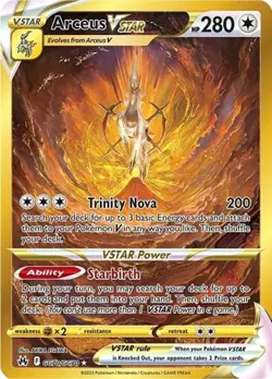 Arceus VSTAR (Secret, #GG70/GG7 SWSH - Crown Zenith: Galarian Gallery NM Pokemon - Image 1