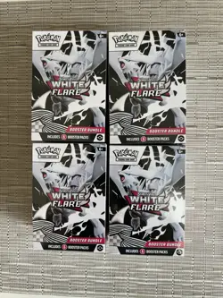 Pokemon TCG White Flare Booster Bundle -Lot Of 4 -Sealed - Image 1